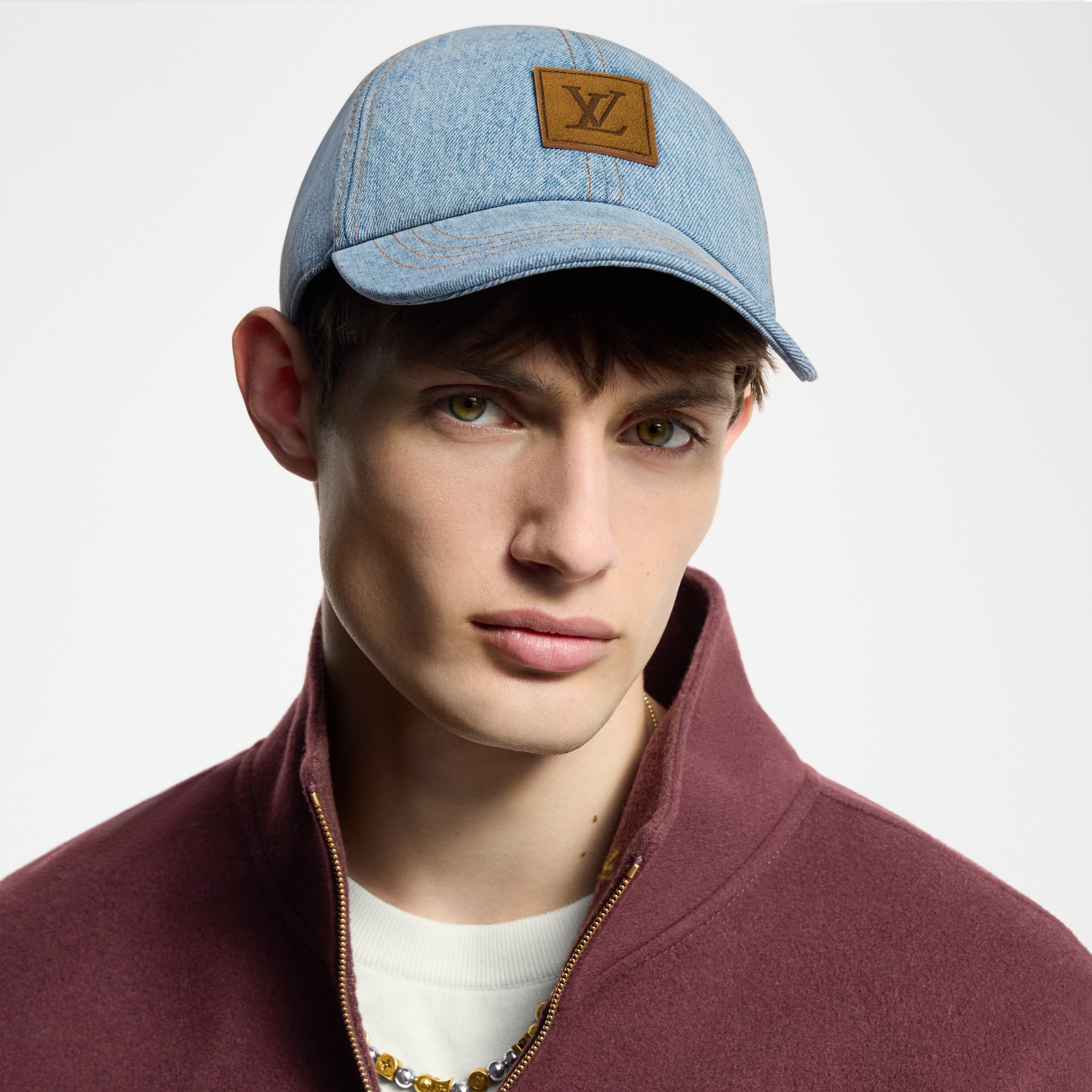LV Staples Denim Cap - Luxury Hats, Beanies and Gloves